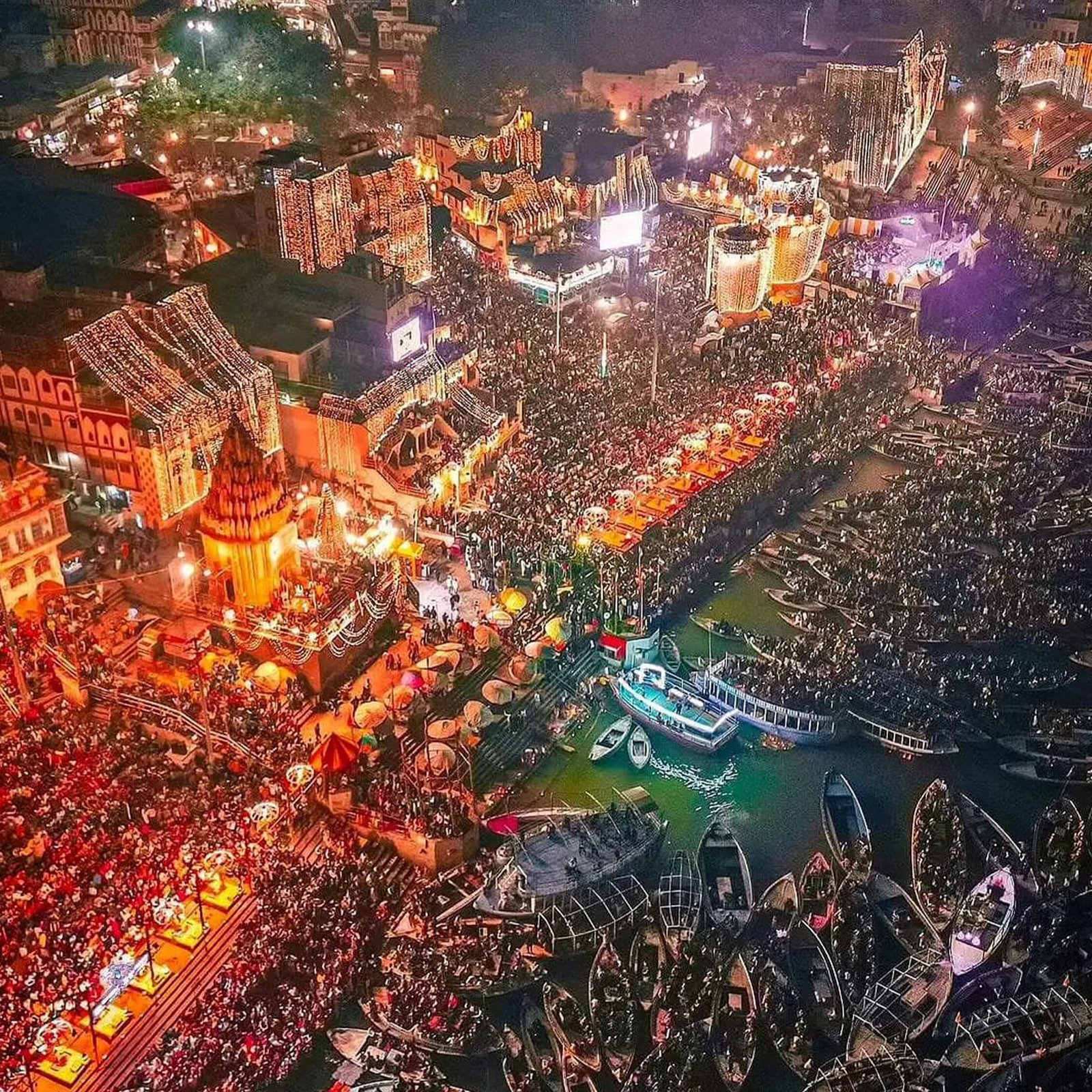 Dev Deepawali in Varanasi — the ghats lit with thousands of earthen lamps