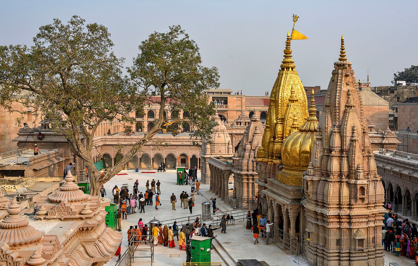 Kashi Vishwanath Temple golden spires, Varanasi